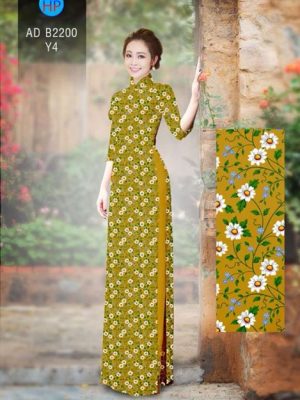 Vải áo dài Hoa nhỏ xinh xinh AD B2200 16