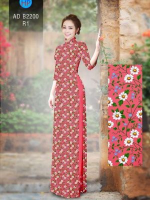 Vải áo dài Hoa nhỏ xinh xinh AD B2200 25