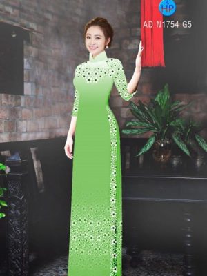 Vải áo dài Hoa xinh AD N1754 17