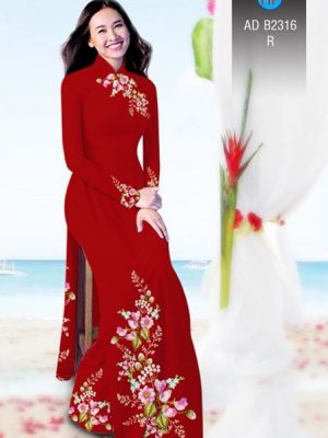 Vải áo dài Hoa in 3D AD B2361 23