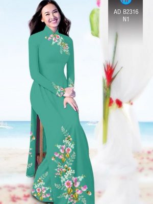 Vải áo dài Hoa in 3D AD B2361 24