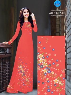 Vải áo dài Hoa in 3D AD N1785 25