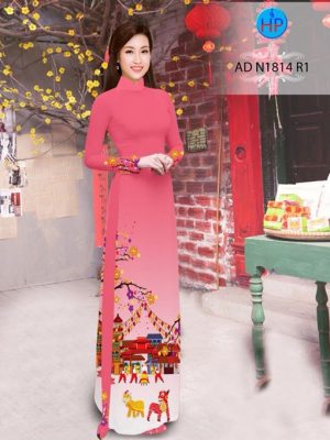 Vải áo dài Xuân 2018 AD N1814 16