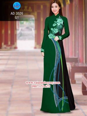 1515074234 145 vai ao dai hoa hong xanh 3d dep long lay ad