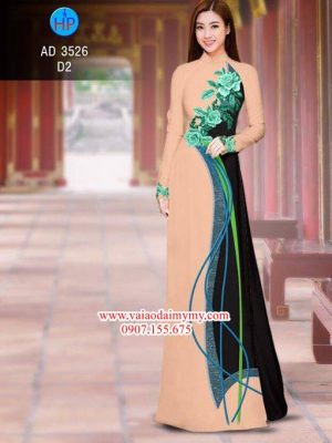 1515074235 444 vai ao dai hoa hong xanh 3d dep long lay ad