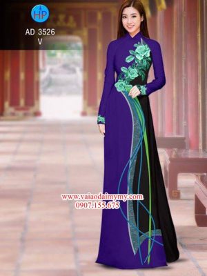 1515074237 222 vai ao dai hoa hong xanh 3d dep long lay ad