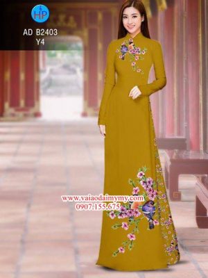 1515595789 167 vai ao dai chim tren canh hoa dao mua xuan ad