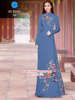 1515595790 336 vai ao dai chim tren canh hoa dao mua xuan ad