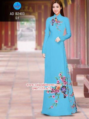 1515595790 992 vai ao dai chim tren canh hoa dao mua xuan ad