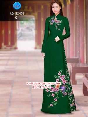 1515595791 734 vai ao dai chim tren canh hoa dao mua xuan ad