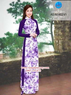 Vải áo dài Hoa nguyên áo AD N1902 15