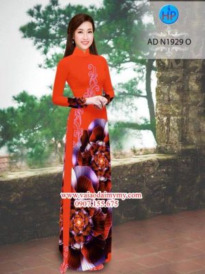 Vải áo dài Hoa ảo 3D đẹp nổi trội AD N1929 24