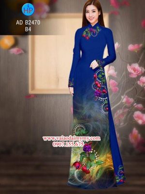 Vải áo dài Hoa in 3D AD B2470 18