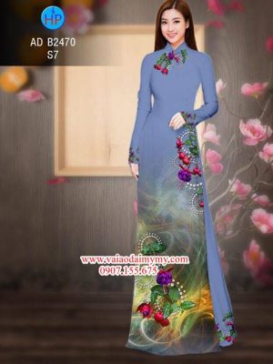Vải áo dài Hoa in 3D AD B2470 19