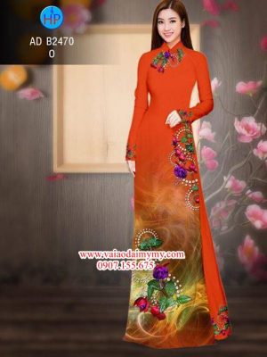 Vải áo dài Hoa in 3D AD B2470 23
