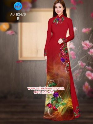 Vải áo dài Hoa in 3D AD B2470 22
