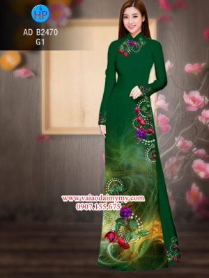 Vải áo dài Hoa in 3D AD B2470 25