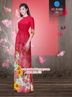 Vải áo dài Hoa in 3D AD B2469 20