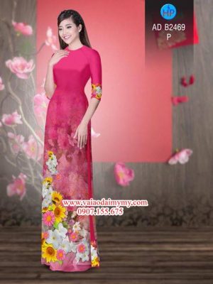 Vải áo dài Hoa in 3D AD B2469 22