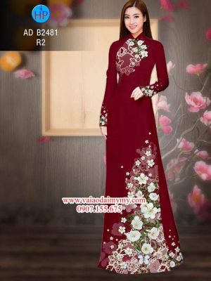 Vải áo dài Hoa in 3D AD B2481 17