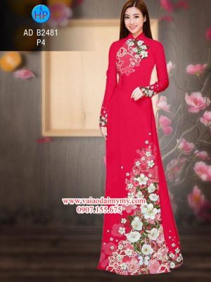Vải áo dài Hoa in 3D AD B2481 19