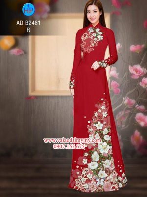 Vải áo dài Hoa in 3D AD B2481 18