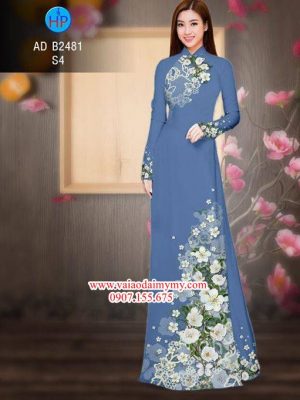 Vải áo dài Hoa in 3D AD B2481 21