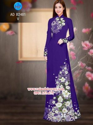 Vải áo dài Hoa in 3D AD B2481 24