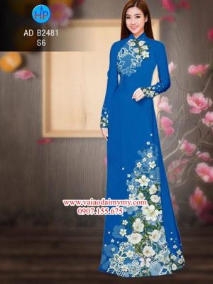 Vải áo dài Hoa in 3D AD B2481 23