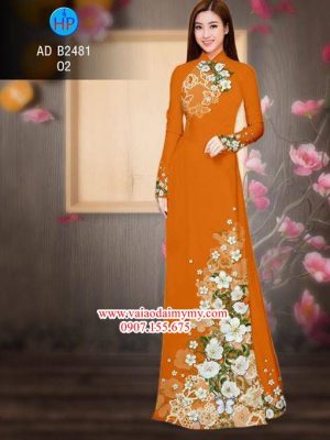 Vải áo dài Hoa in 3D AD B2481 25
