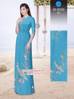 1516627822 685 vai ao dai hoa dao va chim hac ad