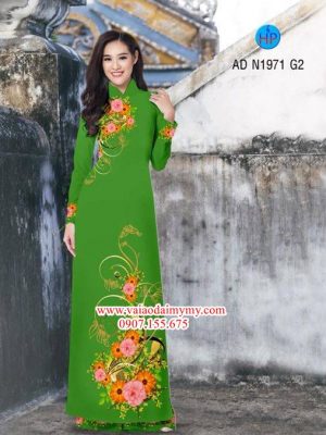 Vải áo dài Hoa in 3D AD N1971 25