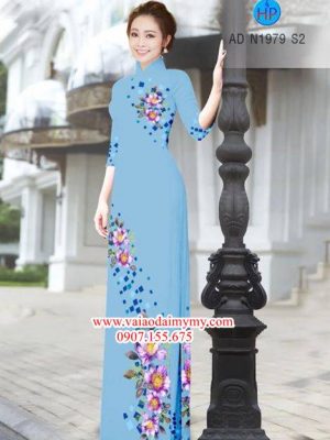 Vải áo dài Hoa in 3D AD N1979 17
