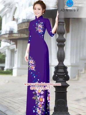 Vải áo dài Hoa in 3D AD N1979 20