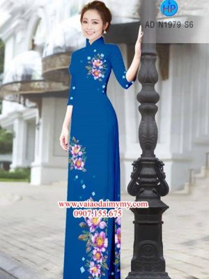 Vải áo dài Hoa in 3D AD N1979 23
