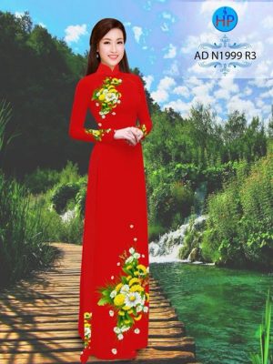 Vải áo dài Hoa Cúc xinh AD N1999 16