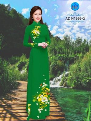 Vải áo dài Hoa Cúc xinh AD N1999 21