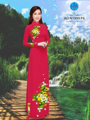 Vải áo dài Hoa Cúc xinh AD N1999 24