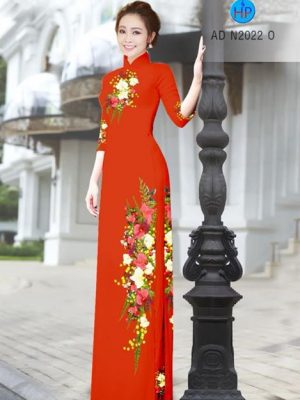 Vải áo dài Hoa in 3D AD N2022 20