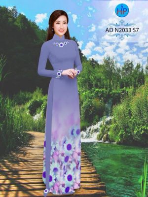 Vải áo dài Cúc Hoa Mi AD N2033 22