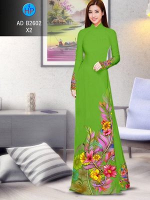 Vải áo dài Hoa in 3D AD B2602 17