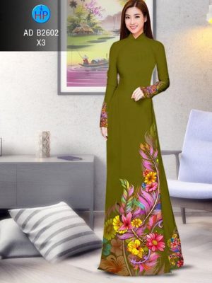 Vải áo dài Hoa in 3D AD B2602 16