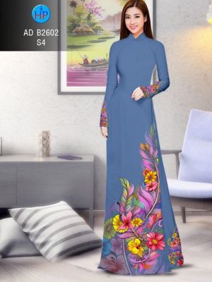 Vải áo dài Hoa in 3D AD B2602 21