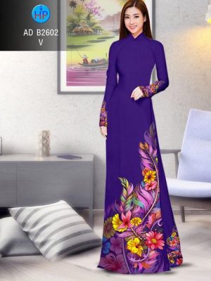 Vải áo dài Hoa in 3D AD B2602 19