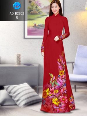 Vải áo dài Hoa in 3D AD B2602 23