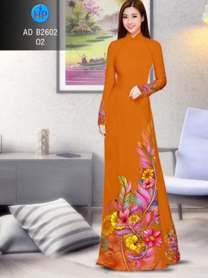 Vải áo dài Hoa in 3D AD B2602 25