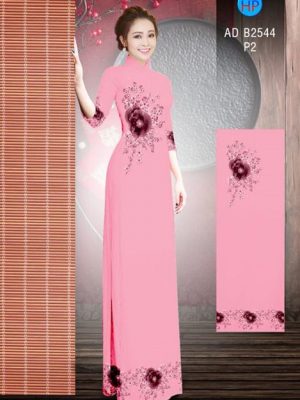 Vải áo dài Hoa Poppy AD B2544 15