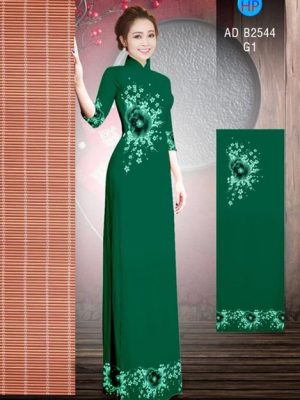 Vải áo dài Hoa Poppy AD B2544 17