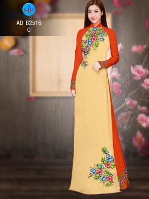 Vải áo dài Hoa in 3D AD B2516 15