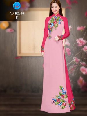 Vải áo dài Hoa in 3D AD B2516 14